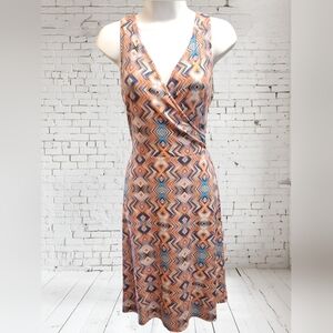 Viereck Faux Wrap Dress, S